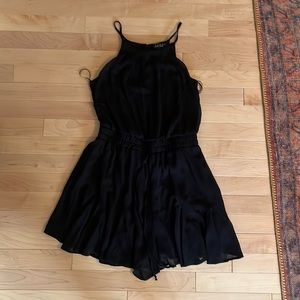 francesca’s black romper